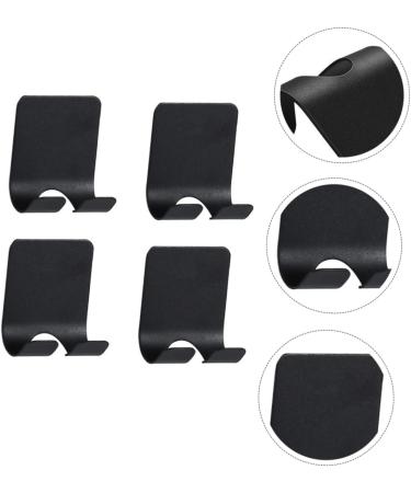 Stainless Steel Shower Razor Holder Hooks - 4-Piece Suction Hook Set for Shower Wall & Towel - Self-Adhesive Decorative Wall Hooks - Buy Online on GoSupps.com