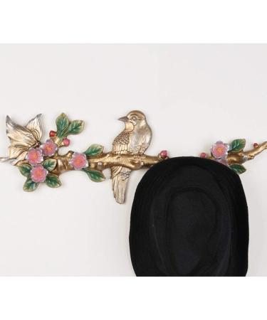 Rack for Wall Wall-Mounted Coat Rack Clothes Bedroom Shoe Cabinet Living Room Hook Creative Bird Wall Hanging Coat Rack (Color : Brass) - Buy Online on GoSupps.com