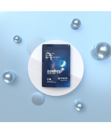 Zenhyp Nasal Strips 2.0 - Improve Airflow & Reduce Snoring | 30 Clear Breathing-Aid Strips - ZenStrips for Better Sleep - Buy Online on GoSupps.com