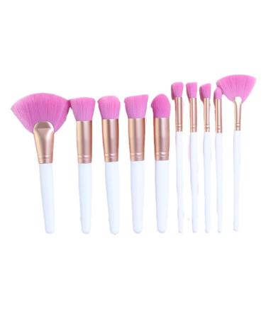 10 pieces of makeup brush set full set of powder eye shadow powder blusher brush beauty tools