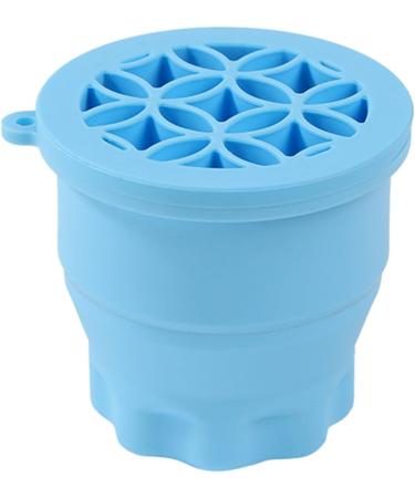 Qilmal Makeup Brush Cleaner Brush Cleaning Cup Brush Cleaning Mat Silicone Makeup Brush Cleaning Cup Portable Makeup Holder Silicone Cleaning Cup Environment Friendly Purple - Buy Online on GoSupps.com