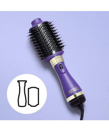 Hot Tools Pro Signature One-Step Detachable Blow-Dry & Volumizer - Activated Charcoal Bristles, Direct ION Technology, Oval Design, Ceramic Coating |  - Buy Online on GoSupps.com
