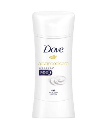 Dove Advanced Care Original Clean Antiperspirant Deodorant 2.6 Ounce - 12 per case.