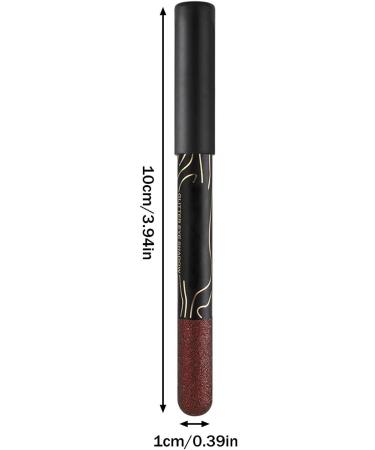 Glitter Eyeshadow Stick Waterproof Eye Shadow Stick Metallic and Shimmer Creme Eyeshadow Long Lasting Eyeshadow Makeup Cosmetics Sillervan - Buy Online on GoSupps.com