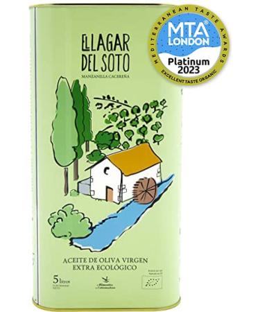Buy Organic Extra Virgin Olive Oil 5L - Spanish Premium Eco-Trama Gold Medal 2019 - First Cold Extraction AOVE - Buy Online on GoSupps.com