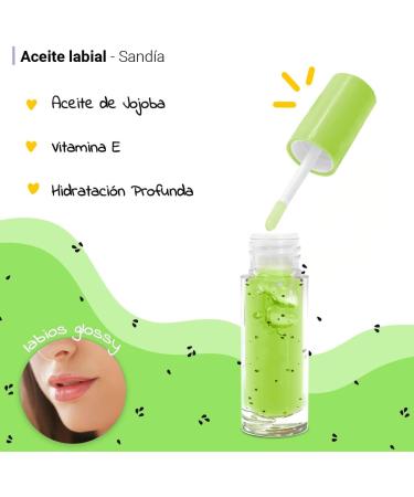 The Fruit Company Avocado Lip Oil Extra Hydrating Formula 3.6ml Jojoba Oil Vitamin E All Day Protection Vegan Formula Cruelty Free - Buy Online on GoSupps.com