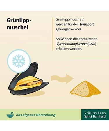 Sanct Bernhard green mussels capsules 150 capsules - Buy Online on GoSupps.com