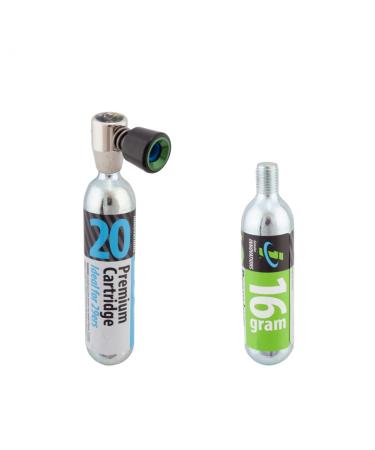 Genuine Innovations G2673, AirChuck, Lightweight, Bicycle CO2 Inflator, weight 16g, Black