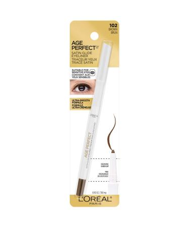L'Or al Paris Age Perfect Satin Glide Eyeliner - Mineral Pigments, Brown - Buy Online on GoSupps.com