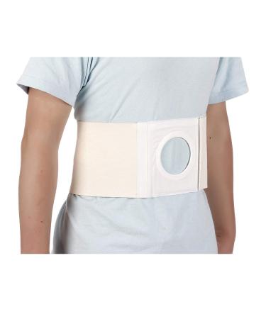 Ostomy Belt Hernia Wraps for Men Women Colostomy Supplies Ostomy Support Belt Stoma Protector Colostomy Bags Ostomy Pouch Abdominal Binder - 3.14" Opening (L 36-39) Large (Pack of 1)