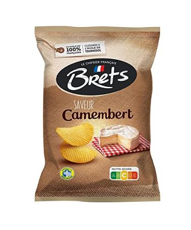 BRET'S - Camembert Flavor Chips 125G - Pack of 4 - Free Shipping