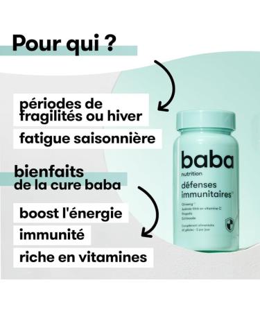 Baba Nutrition Immune Booster Dietary Supplement To Strengthen Your Natural Defense System | Rich In Vitamins & Minerals | Mate + Artichoke + Guarana + Chicory | 180 Capsules (Pack of 3) - Buy Online on GoSupps.com