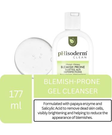 pHisoderm CLEAN Blemish-Prone Facial Cleanser with Salicylic Acid and Hyaluronic Acid Paraben-Free Soap-Free Mineral Oil Free 177 ml (Pack of 1) - Buy Online on GoSupps.com
