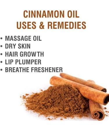 Salvia Cinnamon Oil (Cinnamomum verum) 100% Natural Pure Undiluted Uncut Carrier Oil 30ml with Dropper Cinnamon 30ml with Dropper - Buy Online on GoSupps.com