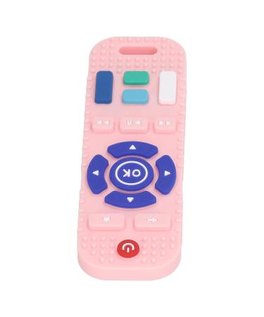 Silicone Baby Teething Toy - TV Remotes Control Teether for Infants & Toddlers (Pink) - Buy Online on GoSupps.com