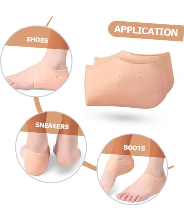 FOMIYES Height Increasing Insoles - 4 Pairs of Comfortable Shoe Inserts for Men & Women | Boost Height with Damping Heel Sock Pads - Buy Online on GoSupps.com
