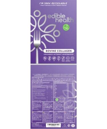 Hydrolysed Bovine Collagen Powder 400g - Types 1 & 3 Protein Peptides - Paleo Keto Kosher Halal - 30-Day Supply - UK & EU Certified - Buy Online on GoSupps.com