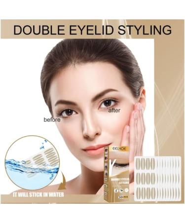 Eyelid Tape for Hooded Eyes 480 pcs Double Eyelid Stickers for Droopy & Uneven Invisible Eyelid Lift Strips Eyelid Lift Strips Lids by Design Eyelid Strips Waterproof & Sweat Resistant Eye Lift - Buy Online on GoSupps.com