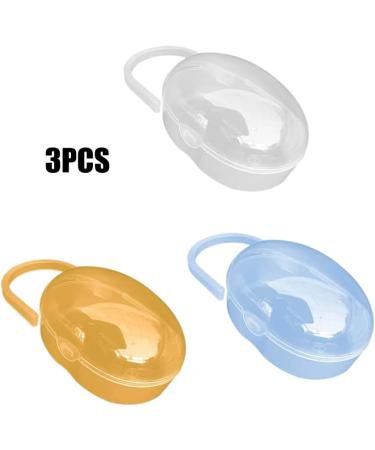 Beito 3pcs BPA-Free Pacifier Holder Case - Baby-Resistant Storage Box for Soothers & Supplies - Buy Online on GoSupps.com