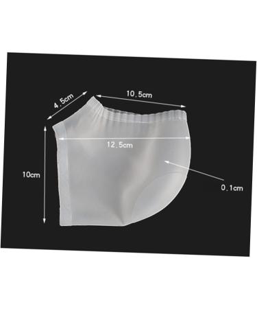 minkissy 3 Pairs Shoe Inserts Heel Soreness Relief Cushion Sleeves Pedicure Heel Crack Silica Protective Men and Women Soft - Buy Online on GoSupps.com
