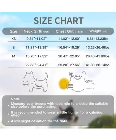 Yukool Anxiety Coat for Dogs | Calming Vest for Thunder & Fireworks | Lightweight Jacket Size L - Gray - Buy Online on GoSupps.com