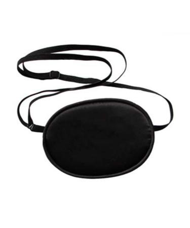 Akak Store 100% Mulberry Silk Pirate Eye Patch for Boys Kids to Reat Lazy Eye/Amblyopia/Strabismus - Not Light Leak Smooth Soft and Comfortable(Small Black)