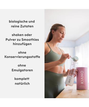 Kiano Slimming Shake - Organic Berry Meal Replacement Gluten-Free High Protein 279 kcal per Serving 825g | Plant-Based Nutrition - Buy Online on GoSupps.com