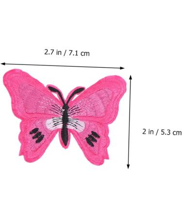 NUOBESTY 24pcs Girls Clothes Stick on Patches for Badge Decals Shaped Applique Clothing Hand Sewing Picture - Buy Online on GoSupps.com