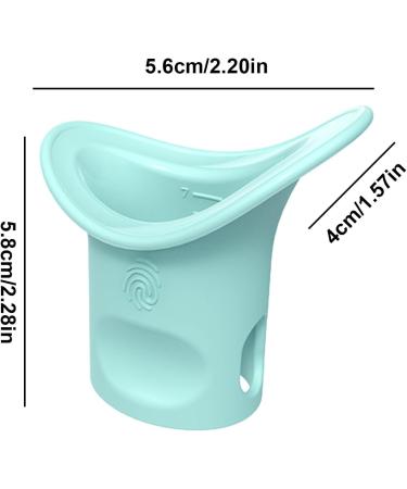 Eye Rinse Cup Eye Flush Kit Portable Silicone Eye Wash Cup | Eye Cleaner Cup with Scale Soft Eye Bath Soft for Eye Cleansing Refresh and Clean Tired Eyes Aezon Blue - Buy Online on GoSupps.com