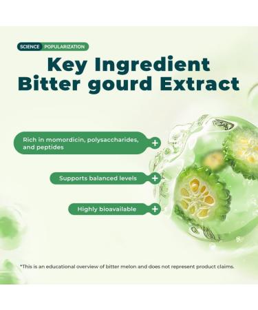 Kreain Nature Blood Sugar Blend with Bitter Melon & Cinnamon Extract Healthy Blood Sugar Levels Metabolic Wellness & Energy Support for Men & Women Vegetarian Non-GMO 45 Capsules - Buy Online on GoSupps.com