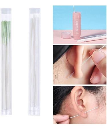 60Pcs Purple Pierced Ear Hole Cleaning Set Ear Hole Cleaner Herb Solution Paper Floss Ear Hole Aftercare Tools Kit Disposable Earrings Hole Cleaner - Buy Online on GoSupps.com