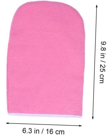 FOMIYES 3 Pairs Hand Spa Cover Bath Treatment Mitt Insulated Gloves Hand Treatment Mitts Paraffin Wax Gloves Cotton Gloves Cosmetic Pink - Buy Online on GoSupps.com