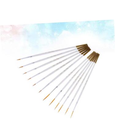 Beavorty 2 Set kids painting paintbrushes fine detail brush watercolor watercolor paint extra fine paint brush nylon paint brush Wooden watercolor pen child white Acrylic - Buy Online on GoSupps.com