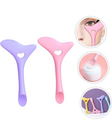 2 Pcs Eyeliner Eyeshadow Marscara Drawing Tools Makeup Marscara Make up Aids Simple Facial Mask Girl - Buy Online on GoSupps.com
