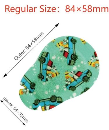 Adhesive Eye Patches for Kids with Lazy Eye - 30+3 Bonus Fun Designs for Amblyopia | Regular Size Bandages - Buy Online on GoSupps.com