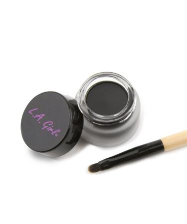 L.A. Girl Gel Liner Kit - Very Black  0.10 Ounce Very Black 0.10 Ounce (Pack of 1)