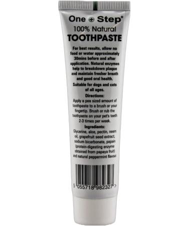 Natural Peppermint Toothpaste for Dogs & Cats - Allergen-Free Dental Care (100g Tube) - Buy Online on GoSupps.com