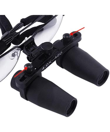 Nickel Alloy Frame 4.0X 4X Magnification Binocular Magnifier - Buy Online on GoSupps.com