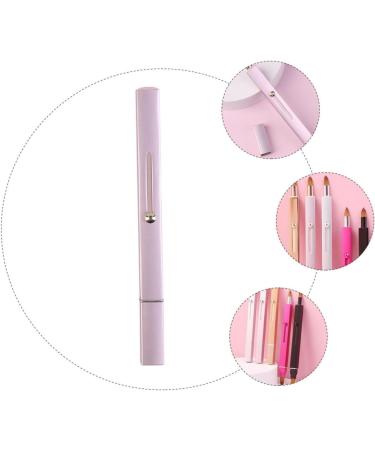 Housoutil 1pc Lip Brush Mini Wand Makeup Double Ended Makeup Brush Lip Pride Fascinators Eyeshadow Cosmetics Dedicated Aluminum Tube Pink - Buy Online on GoSupps.com
