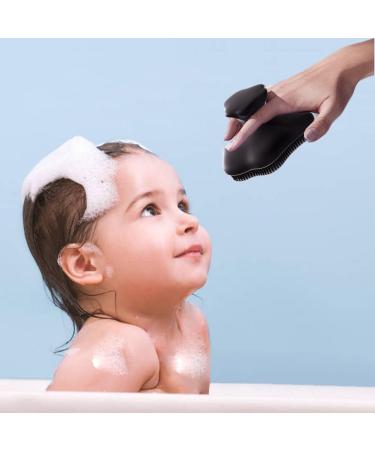 Silicone Face Scrubber Exfoliating Brush for Men and Women - Black - Buy Online on GoSupps.com