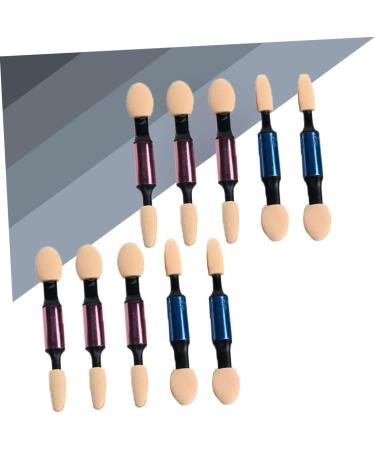 Mikinona Make Eye Shadow Brush 10pcs Women Makeup Brush Cosmetics Eye Shadow Brush Double Head Applicator Miss Blending Brush - Buy Online on GoSupps.com