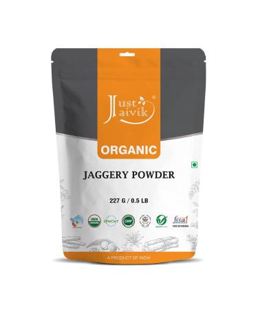 Just Jaivik Organic Jaggery Powder 227gm - Buy Online on GoSupps.com