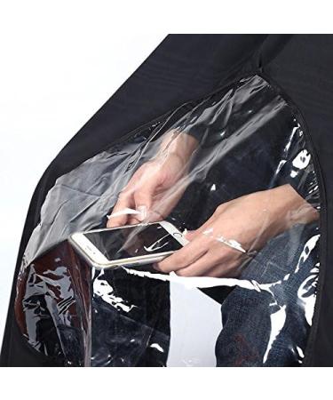 Hair Cutting Gown Cape with Viewing Window | Professional Stylist Barber Cape 57x47 for Haircuts - Shop Internationally - Buy Online on GoSupps.com