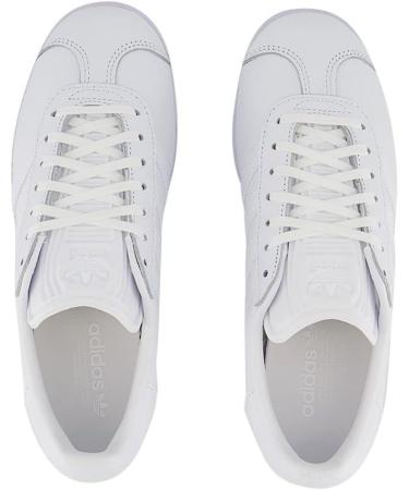 Buy Adidas Mens Gazelle Sneakers Grey 44 2/3 EU - White Ftwr/White Gold | International Shipping Available - Buy Online on GoSupps.com