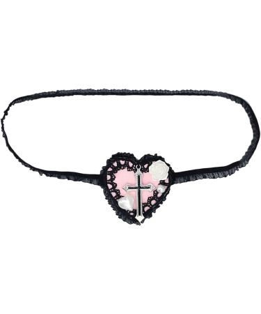 Gothics Eyepatch Lolit Eye Lolit Eye Mask- Heart Eyepatch Single Eye Mask- Cosplays Eyepatch Goths Eye Mask- Purple - Buy Online on GoSupps.com