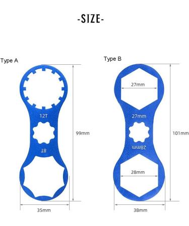 Mimoke 2-Piece SR Suntour Fork Repair Tool | MTB Suspension Fork Cap Wrench - Buy Online on GoSupps.com