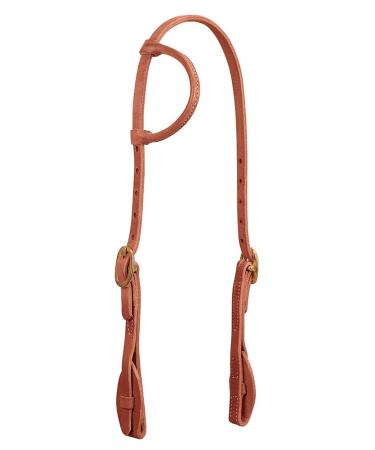 Weaver Leather ProTack Quick Change Browband Headstall Features Leather Tab Bit Ends Sliding Ear