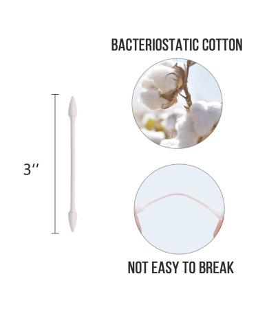 Cotton Swabs 800 Pcs Double Precision Tips, Paper Stick, 4 Packs | Double Pointed Swabs - Buy Online on GoSupps.com