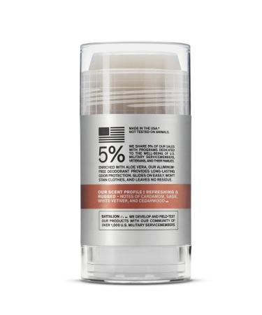 Aluminum-Free Deodorant for Men by Bravo Sierra 3-Pack-Contains Natural Ingredients Long Lasting All-Day Odor and Sweat Protection-White Vetiver & Cedarwood 3.2 oz-Paraben-Free Vegan & Cruelty-Free White Vetiver & Cedarwood 3.2 Ounce (Pack of 3) - Buy Online on GoSupps.com