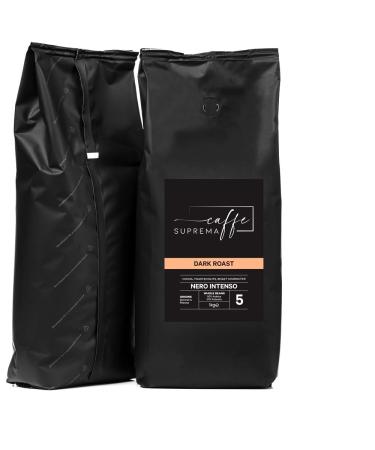 Caffe Suprema Nero Intenso Coffee Beans 1KG Dark Roast 50% Arabica 50% Robusta